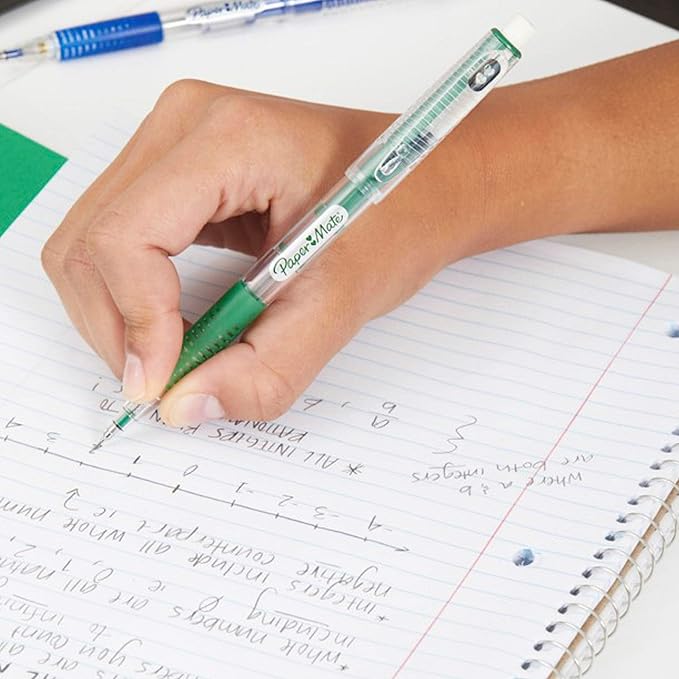 Paper Mate Clearpoint Mechanical Pencils 0.5mm Break Resistant HB #2 Lead School Supplies Art Supplies Drawing Sketching Pencils 2 Black 1 Lead Refill Set 2 Erasers