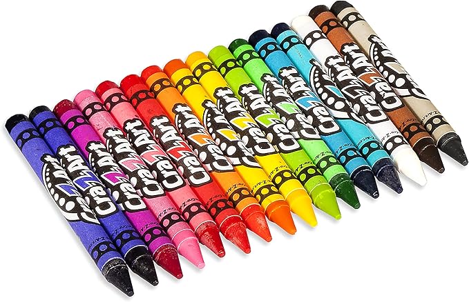 Cra-Z-Art 16ct Crayons, Back to School Supplies, Box of Crayons for Creative Drawing Fun, Ages 3 and Up
