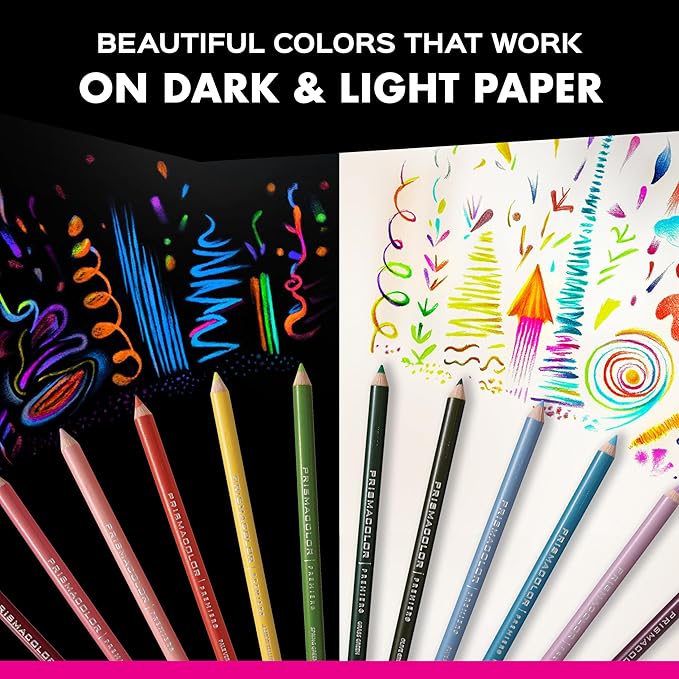 Prismacolor Premier Colored Pencils, Soft Core, Assorted Colors, 36 Count - Durable, Vibrant, Ultra-Smooth, Adult Coloring, Drawing, Sketching, Arts & Crafts