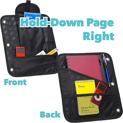 Case-it The Dual 2-in-1 Zipper Binder - Two 1.5 Inch D-Rings - Includes Pencil Pouch - Multiple Pockets - 600 Sheet Capacity - Comes with Shoulder Strap - Mint Blue Dual-101