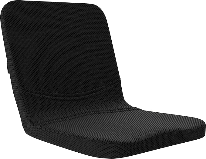 bonmedico Back Support Cushion with Seat – Ergonomic Lumbar Support Pillow Seat Cushion for Office Chair Car Gaming Home Portable Non-Slip Design with Washable Cover – Ideal Gift for Comfort Posture