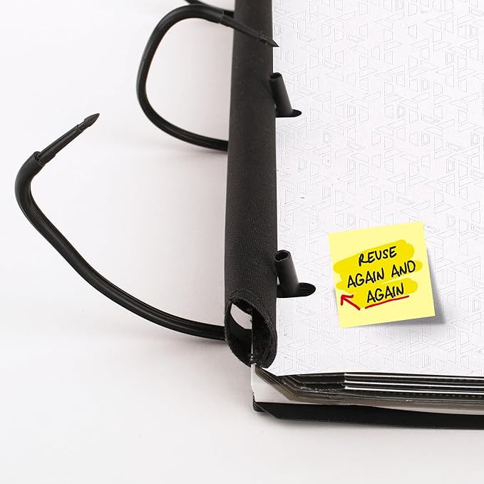 Five Star Flex Refillable Notebook + Study App, College Ruled Paper and 1-1/2 Inch TechLock Ring Binder with Pockets, Tabs and Dividers, 300 Sheet Capacity, White (29324AE2) (Pack of 6)