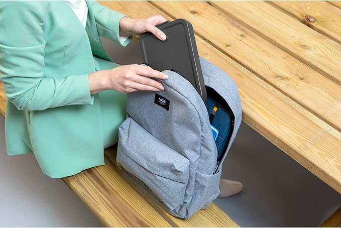 Brabantia Make & Take Flat Lunch Box (Dark Gray) Convenient Size for Bags, BPA-Free, Airtight Snap Locks, Microwave & Freezer Safe, Travel Meal Prep Container