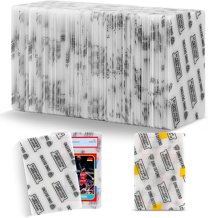 Card Protectors Trading Cards Shipping Supplies, 110-Pack 4'' x 6'' Graded Card Sleeves for Mailing Inserts, Plastic Semi Rigid Card Holder Better Than Corrugated Cardboard Sheets