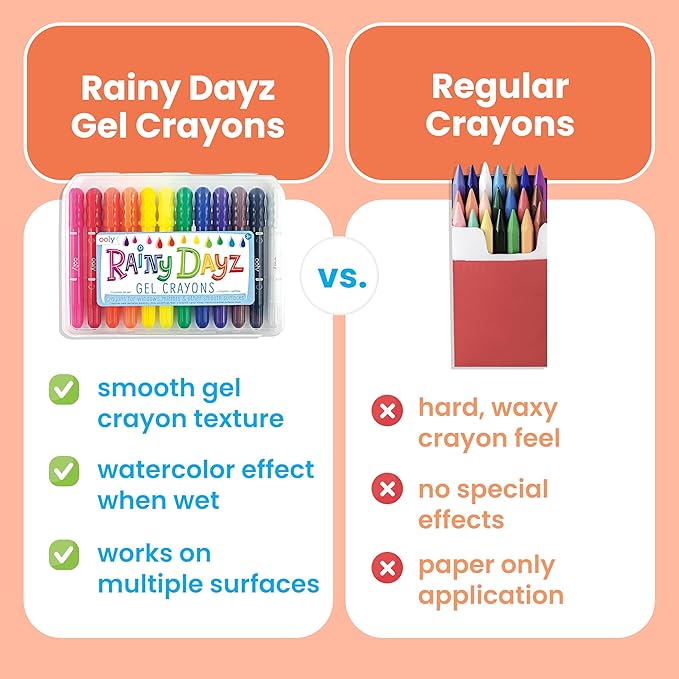 OOLY, Rainy Dayz Gel Crayons (133-48)