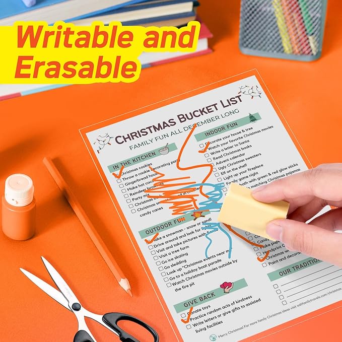 Thicker Self Adhesive Laminating Sheets,60 PCS 8.5 x 11 Self Sealing Laminate Sheets Lettter Size No Machine No Heat 4mil Clear Laminating Sheets for Protecting Documents, Photos