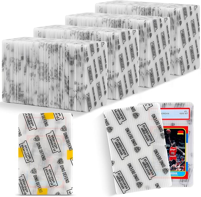 Card Protectors Trading Cards Shipping Supplies, 510-Pack 4'' x 6'' Graded Card Sleeves for Mailing Inserts, Plastic Semi Rigid Card Holder Better Than Corrugated Cardboard Sheets