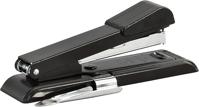 Bostitch Office B8 PowerCrown Travel & Desktop Stapler, 30 Sheet Capacity, Durable Metal, Black.
