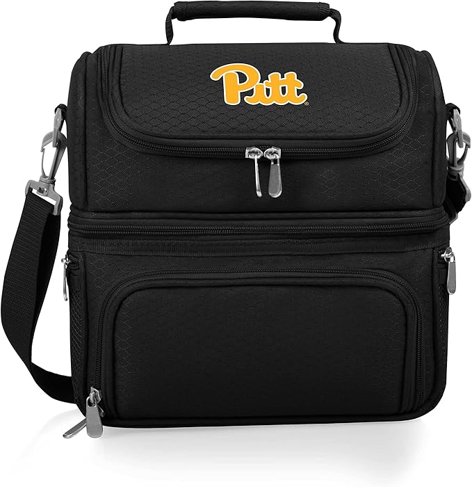 PICNIC TIME NCAA Nebraska Cornhuskers Pranzo Lunch Bag - Insulated Lunch Box with Picnic Set - Lunch Cooler Bag
