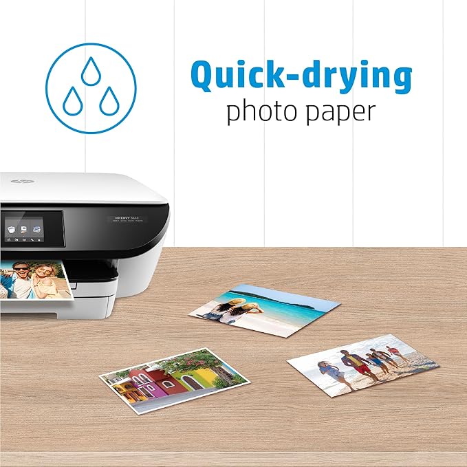 HP Photo Paper, Glossy, 4x6 in | 100 Sheets | CR759A | Pack of 5