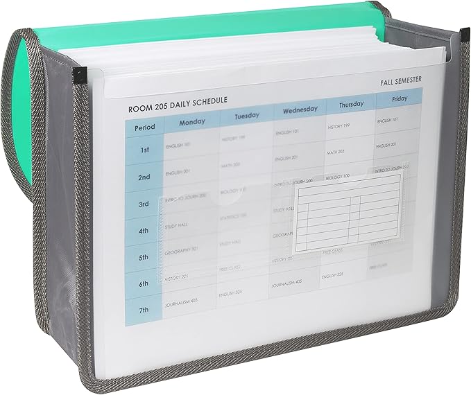C-Line Extra Large Poly Document Case, Letter Size, 500-Sheet Capacity, 1 Case, Color May Vary (58350)