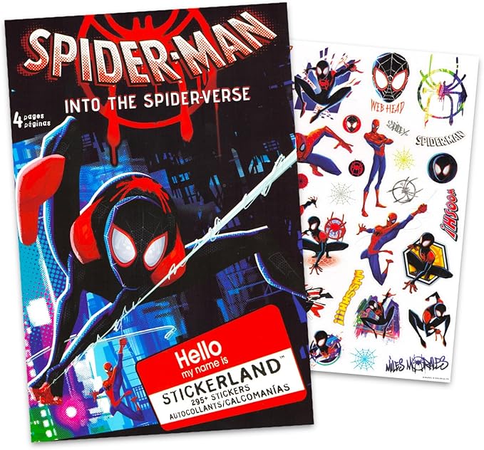 Ultimate Spiderman Painting Kit - Bundle of 50+ Drawing Supplies: Canvas, Paint Pods, Markers, Crayons, More | Spiderman Creative Coloring Canvas Set