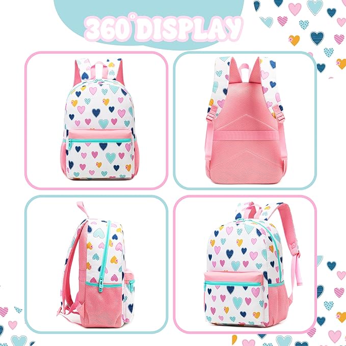 School Backpack for Girls 8-12 Backpacks for Girls Backpack with Lunch Box Kids Bookbag for School Aesthetic Backpacks for Elementary Middle