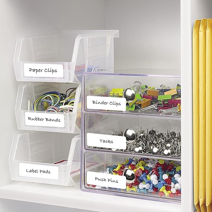 Avery Multi-Use Removable Labels, 1" x 3", Print or Write ID Labels, White, 250 Total (05436)