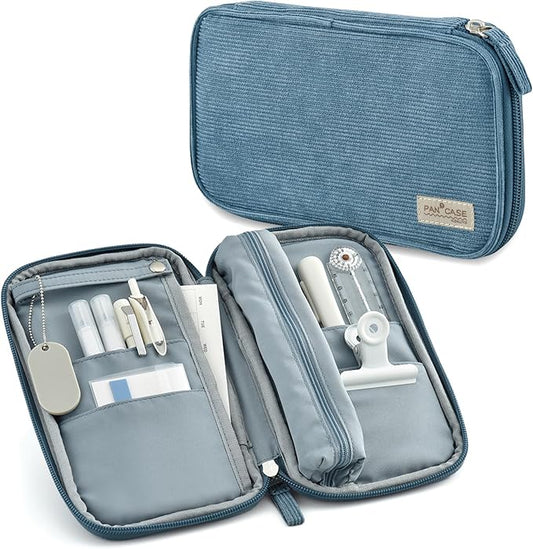 KOKUYO Slim Pencil holder Pouch, Blue (F-VBF300B)
