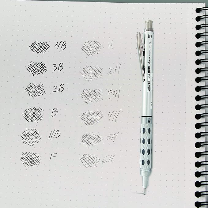 Pentel Super Hi-Polymer Lead Refill, 0.5mm, Fine, 4B, 144 Pieces of Lead (C505-4B)
