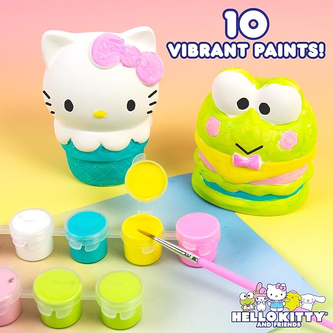 Sanrio Hello Kitty and Friends Paint Your Own Figurines Arts and Crafts Kit