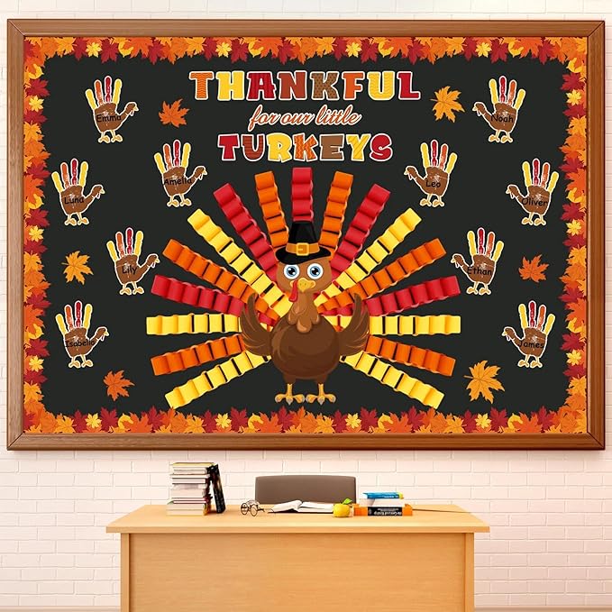 St.Patrick's Day Bulletin Board Set 3D Rainbow Classroom Decorations Gold Coin Paper Cutouts with Borders for Door Wall Decor Home Office Supplies(12 x 12 x 0.6 Inch,Turkey)