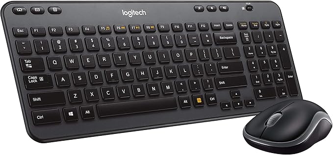 Logitech Wireless Combo MK360 – Includes Keyboard with 12 Programmable Keys and Wireless Mouse, Compact Package Perfect for Travel, 3-Year Battery Life (Renewed)