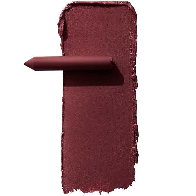 MAYBELLINE Super Stay Ink Crayon Lipstick Makeup, Precision Tip Matte Lip Crayon with Built-in Sharpener, Longwear Up To 8Hrs, Settle For More, Berry Wine Purple, 1 Count