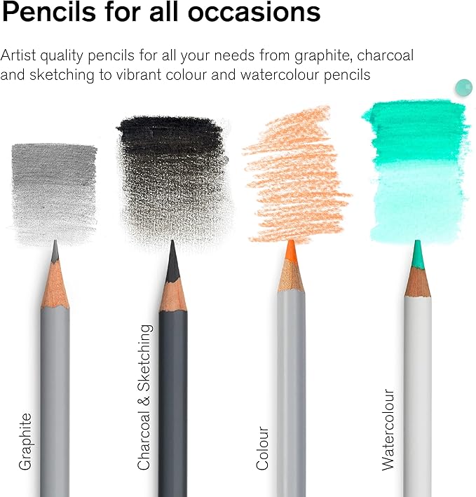 Winsor & Newton Studio Collection Artist Pencils, Color Pencils, Set of 24