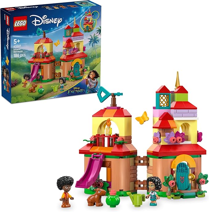 LEGO 43261 Mirabell and Magic House (Mini) Toy, Toy, Birthday Present, Blocks, Educational Girls, Boys, Children, 5, 6, 7, 8 Years, Disney Goods, Pretend Play, Pretend Play