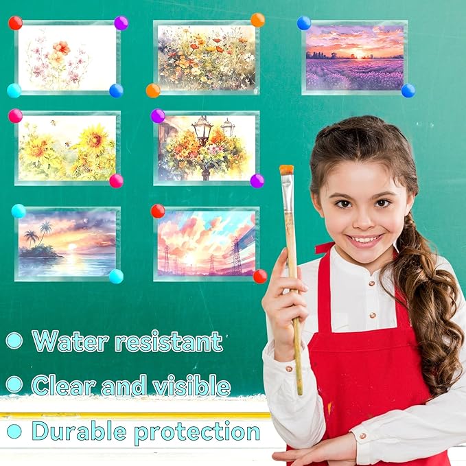 100 Pack No Holes Sheet Protectors,8.5" x 11", Letter Size Heavy Duty Clear View Page Protectors Without Holes,Top Loading Clear Paper Sleeves Document Artwork Protectors