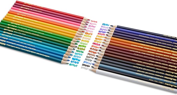 Cra-Z-Art Colored Pencils Bulk Pack, 10 Boxes of 24 ct Pre-Sharpened Pencils, Non-Toxic, Classroom School Art Supplies