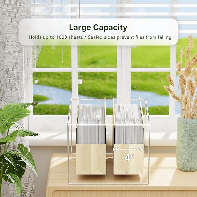XINGIA Wheat Straw Reinforced Hanging File Folders Legal Size,4 Inch Expansion File Organizer,6 Pack Extra Capacity File Cabinet Folders for Bulky Files,Medical Charts,Filing Folders Hanging with Tabs