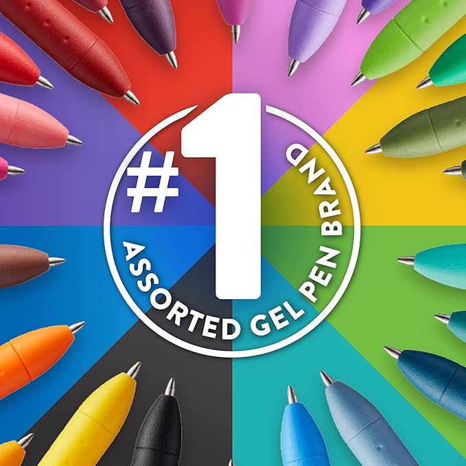 Paper Mate InkJoy Pens Gel Pens Medium Point (0.7 mm) Assorted 36 Count