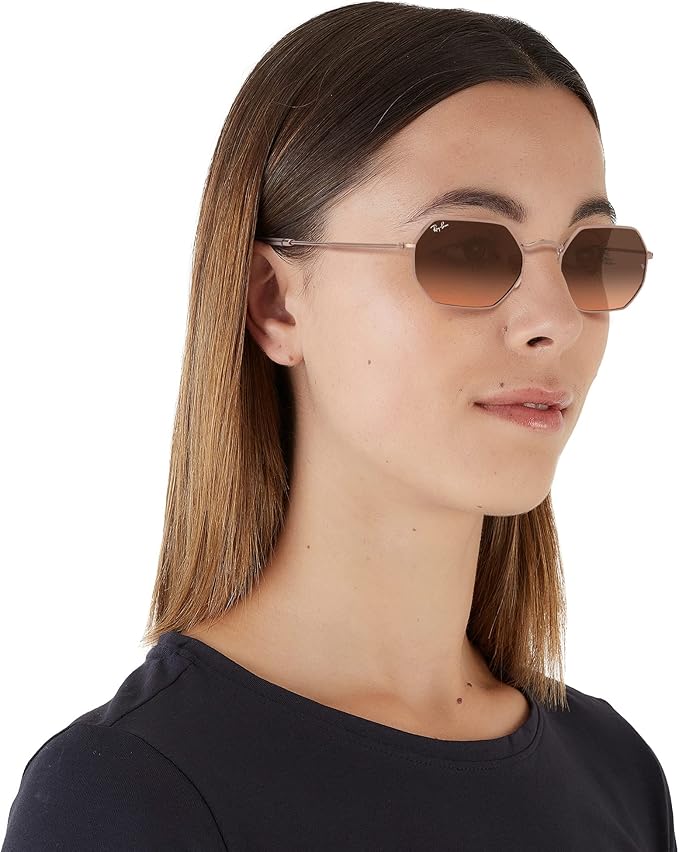 Ray-Ban unisex-adult Rb3548n Hexagonal Flat Lens Hexagonal Sunglasses
