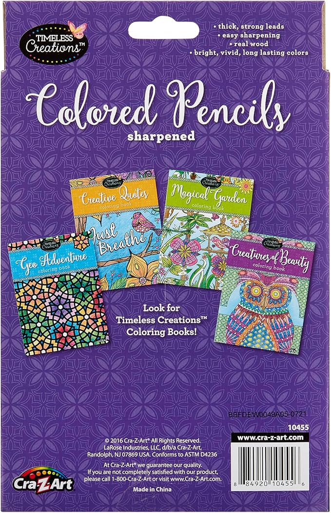 Cra-Z-Art Timeless Creations Adult Coloring: 36ct Colored Pencils (10455-24) (Pack of 2)