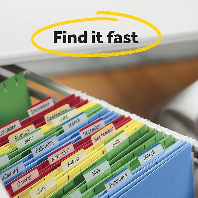 Post-it Tabs, 1 in, Solid, Red, Yellow, Blue, 22 Tabs/Color, 66 Tabs/On-The-Go Dispenser (686-RYB)