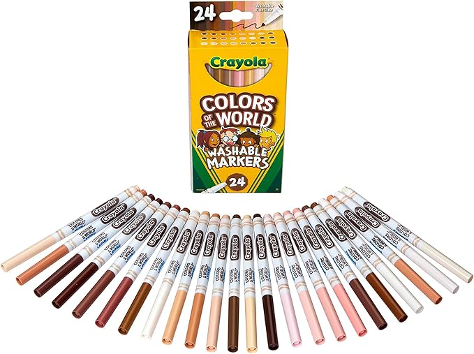 Crayola Colors of the World Markers 24 Count