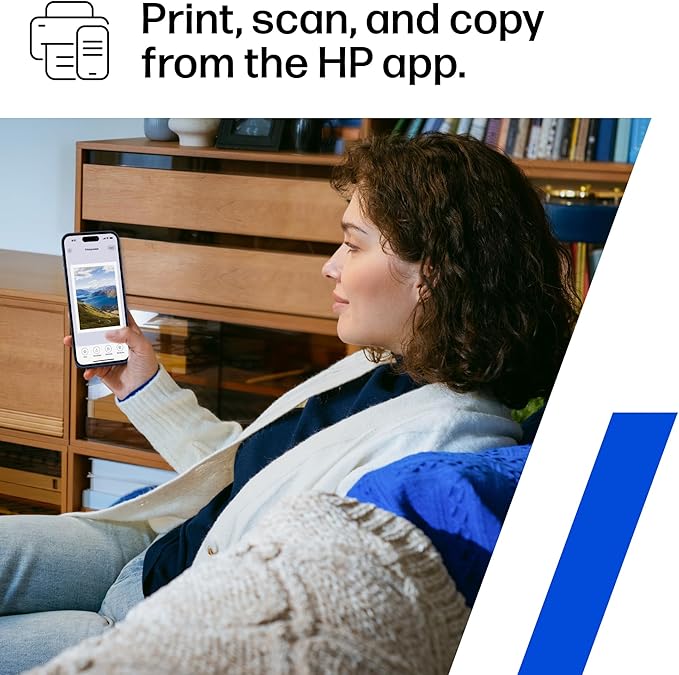 HP Envy Photo 7975 Wireless Color Inkjet Photo Printer, Print, scan, Copy, Easy Setup, Mobile Printing, Best-for-Home, 3 Month Trial of Instant Ink Included, AI-Enabled (B63K3A)