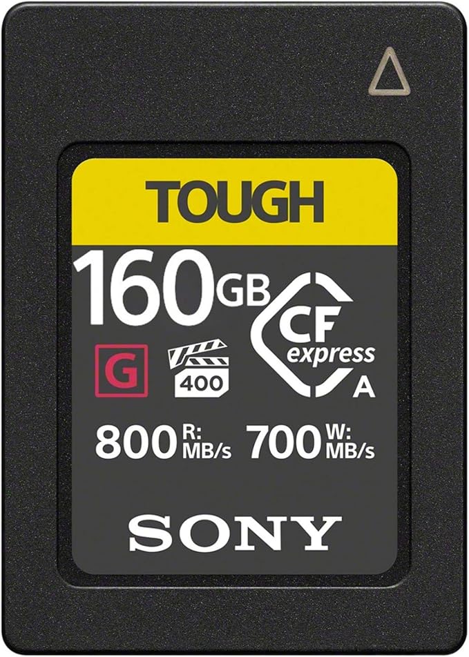 Sony CFexpress Type A 160GB Memory Card Bundle with MRWG2 CFexpress Type A/SD Memory Card Reader, Z-Series NP-FZ100, Power Battery Charger, and 4 Port USB 3.0 Hub (5 Items) (5 Items)