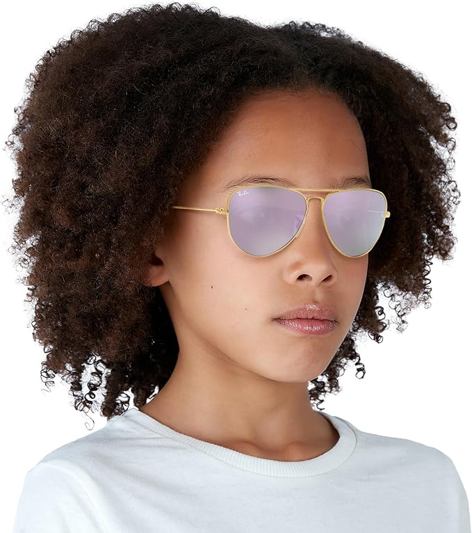 Ray-Ban Junior Kids' Rj9506s Metal Aviator Sunglasses