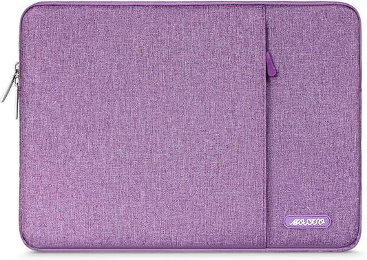 MOSISO Laptop Case 14 inch, 14 inch Laptop Sleeve Compatible with HP Lenovo Dell ASUS Acer, HP Stream, Dell Latitude, Lenovo IdeaPad, Polyester Vertical Computer Sleeve Bag with Pocket, Ultra Violet