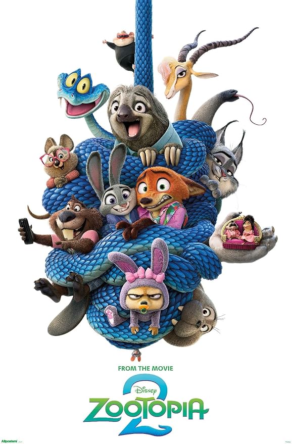Disney Zootopia 2 (2025) - Group One Sheet Wall Poster, 34L" x 22.4W", Premium Unframed Version