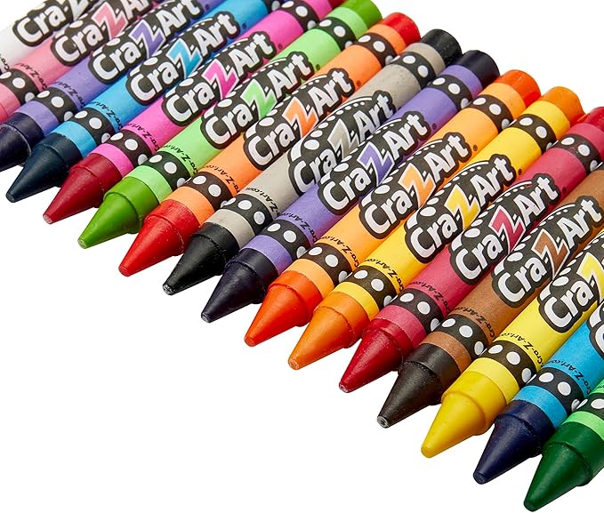 Cra-Z-Art 16ct Washable Jumbo Crayons, Easy Clean Up, Back To School Supply, Creative Fun for Children, Ages 3 and Up