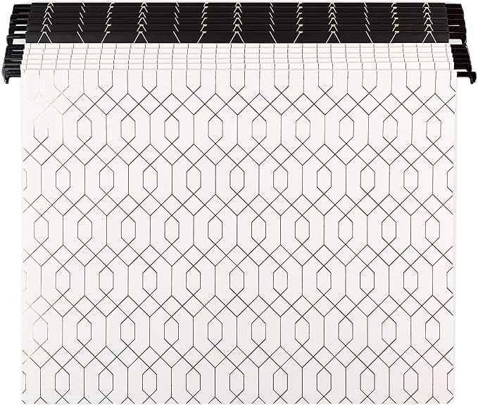 U Brands Hanging File Folders, Modern + Classic, 12 Count