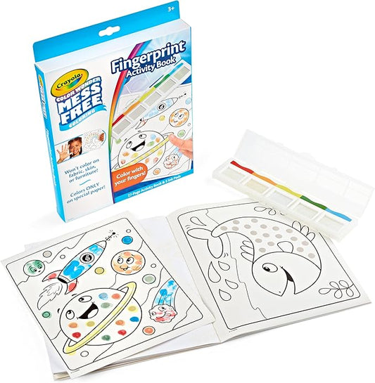 Crayola Color Wonder Mess Free Fingerprint Ink Painting Activity Set, Essential Easter Basket Stuffers for Toddlers, Toddler Finger Painting Alternative, Gift for Kids