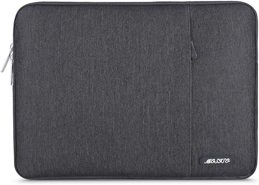 MOSISO Laptop Sleeve Bag Only Compatible with MacBook 12 inch with Retina Display A1534 2017/2016/2015 Release, Polyester Vertical Case with Pocket, Space Gray