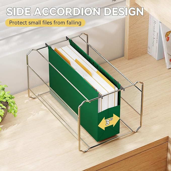 Plastic Hanging File Pockets Legal Size,Expandable Large Hang Folder with Tabs,Heavy Duty 3" Expansion Accordian Pocket File,6 Pack Reinforced Colored Filing Cabinet Folders for Medical Charts