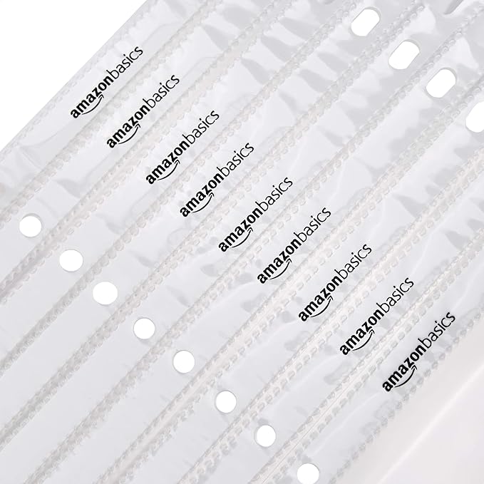 Amazon Basics Sheet Protectors for 3 Ring Binder, Heavyweight, Acid-Free, Top Loading, Polypropylene, 8.5 x 11 Inch, 500-Pack, Clear