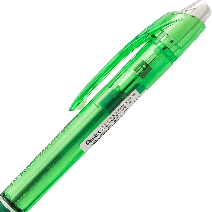 Pentel RSVP Super RT Ballpoint Pen, (0.7mm) Fine Line, Assorted Ink, Pack of 4 (BX477BP4M1)