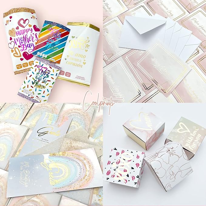 Coolprints Foil for Laminator and Laser Printer, Foil for Toner, Special Colors, Roll of 12.6 Inches x 32.8 Feet (Holographic Pink)