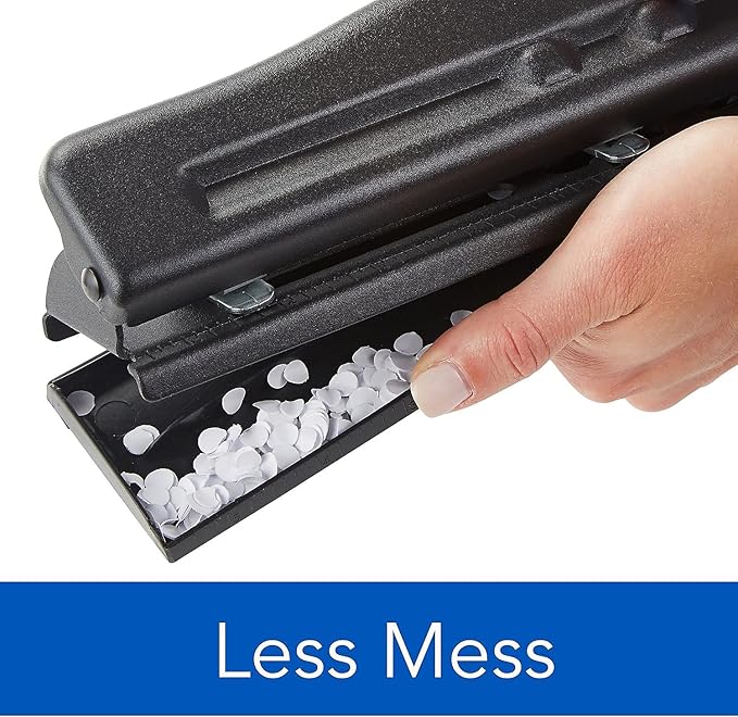 Swingline 2-3 Hole Punch, Adjustable, Commercial Hole Puncher, 11 Sheet Punch Capacity, Black (74020)