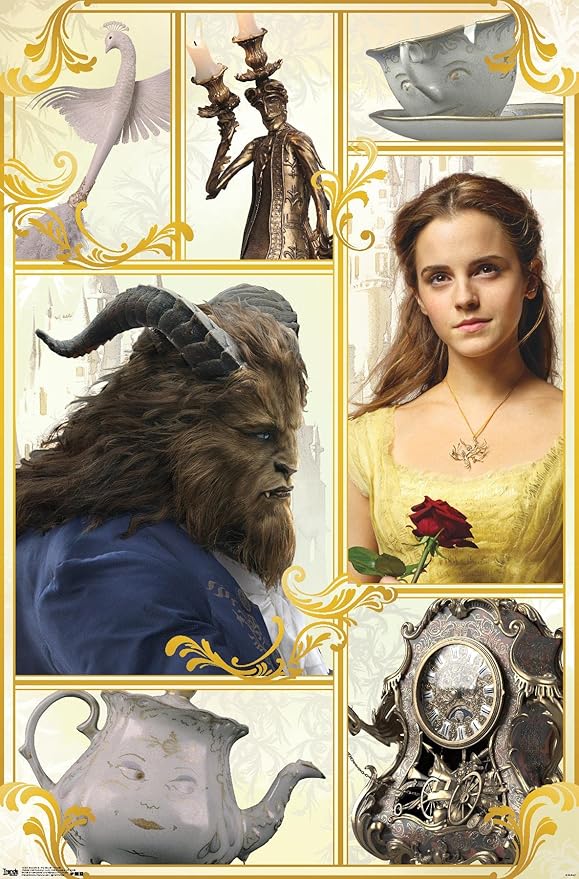 Trends International Disney Beauty And The Beast - Group Wall Poster, 22.375" x 34", Premium Unframed Version