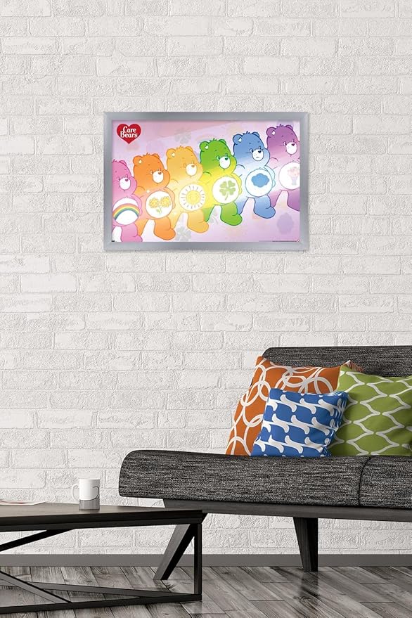 Care Bears - Care Bear Stare Wall Poster, 22.4L" x 14.7W", Silver Framed Version